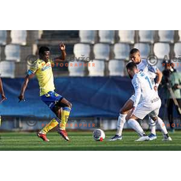 In action during Prva liga Telemach 2023/2024 football match between Koper and Celje in Koper, Slovenia on March 14, 2024