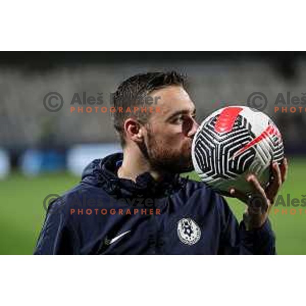 Aljosa Matko scored hat-trick with this ball at Prva liga Telemach 2023/2024 football match between Koper and Celje in Koper, Slovenia on March 14, 2024