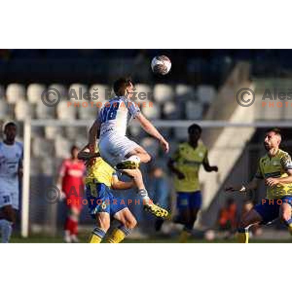 Tamar Svetlin in action during Prva liga Telemach 2023/2024 football match between Koper and Celje in Koper, Slovenia on March 14, 2024