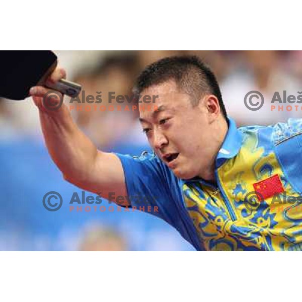 Ma Lin (CHN) won 4:1 in third round of table tennis tournament against Bojan Tokic (SLO), Olympic games, Beijing, China 21..8.2008 