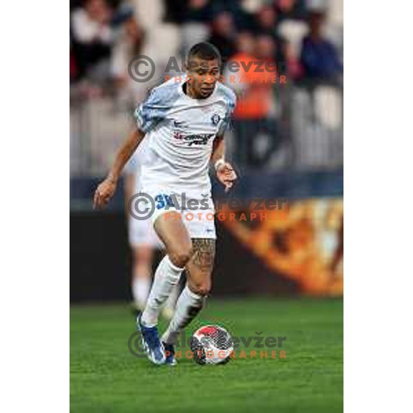 In action during Prva liga Telemach 2023/2024 football match between Koper and Celje in Koper, Slovenia on March 14, 2024