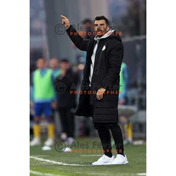 In action during Prva liga Telemach 2023/2024 football match between Koper and Celje in Koper, Slovenia on March 14, 2024