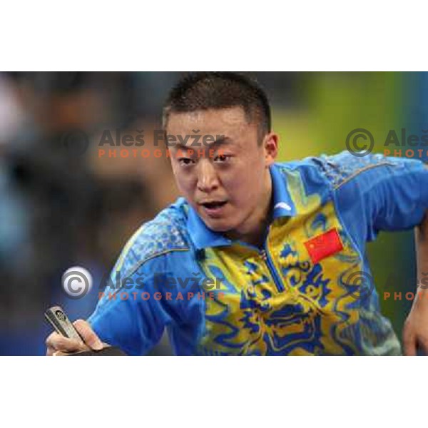 Ma Lin (CHN) won 4:1 in third round of table tennis tournament against Bojan Tokic (SLO), Olympic games, Beijing, China 21..8.2008 