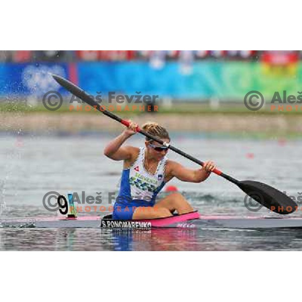 Spela Ponomarenko (SLO) finished sixth in women\'s K1 500 meters race in Shunyi Rowing Park at Olympic Games in Beijing 23.8.2008 