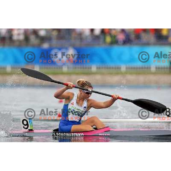 Spela Ponomarenko (SLO) finished sixth in women\'s K1 500 meters race in Shunyi Rowing Park at Olympic Games in Beijing 23.8.2008 