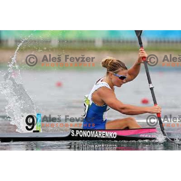 Spela Ponomarenko (SLO) finished sixth in women\'s K1 500 meters race in Shunyi Rowing Park at Olympic Games in Beijing 23.8.2008 