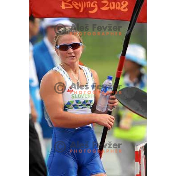 Spela Ponomarenko (SLO) finished sixth in women\'s K1 500 meters race in Shunyi Rowing Park at Olympic Games in Beijing 23.8.2008 