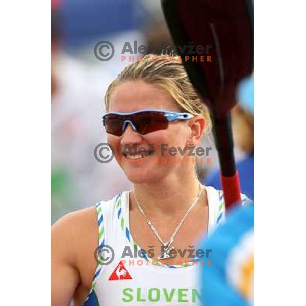 Spela Ponomarenko (SLO) finished sixth in women\'s K1 500 meters race in Shunyi Rowing Park at Olympic Games in Beijing 23.8.2008 