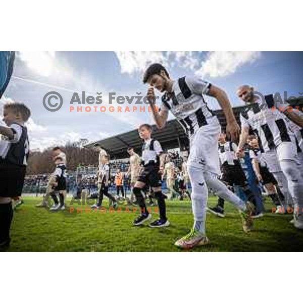 in action during Prva liga Telemach football match between Rogaska and Mura in Sportni center Rogaska Slatina, Slovenia on March 17, 2024. Photo: Jure Banfi