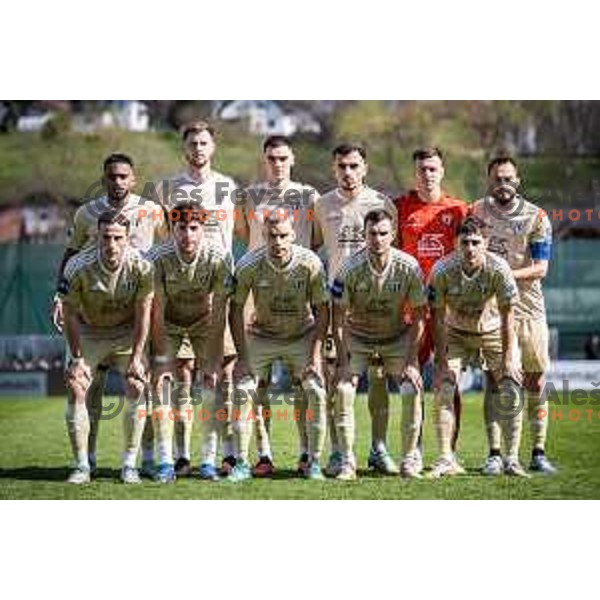 Mura starting eleven during Prva liga Telemach football match between Rogaska and Mura in Sportni center Rogaska Slatina, Slovenia on March 17, 2024. Photo: Jure Banfi