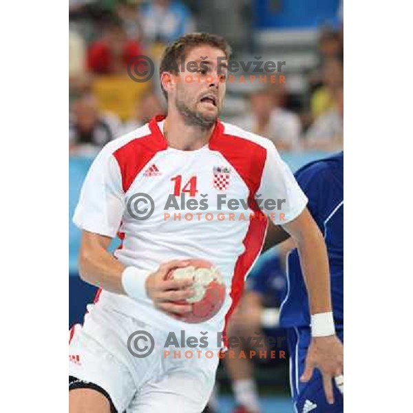 Drago Vukovic at handball match France- Croatia in semi-final of Olympic games in Beijing, China 22.8.2008. France won 25:23 and advanced to the Final 