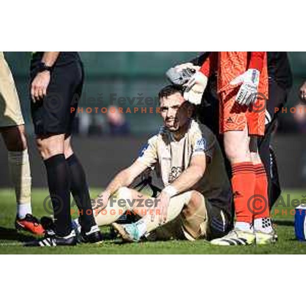 in action during Prva liga Telemach football match between Rogaska and Mura in Sportni center Rogaska Slatina, Slovenia on March 17, 2024. Photo: Jure Banfi