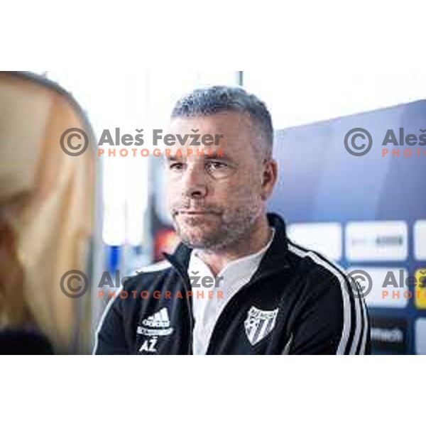 Anton Zlogar, head coach of Mura after Prva liga Telemach football match between Rogaska and Mura in Sportni center Rogaska Slatina, Slovenia on March 17, 2024. Photo: Jure Banfi