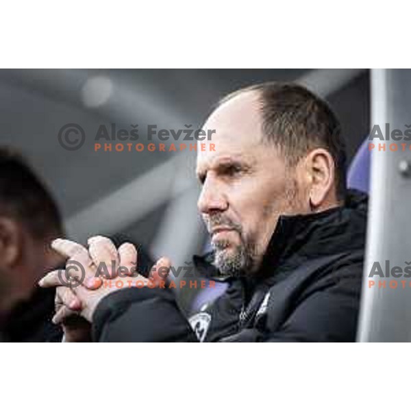 Ante Simundza, head coach of Maribor during Prva liga Telemach football match between Maribor and Koper in Ljudski vrt, Maribor, Slovenia on March 17, 2024. Photo: Jure Banfi