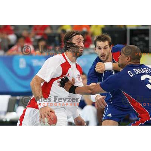 Ivano Balic (CRO) at handball match France- Croatia in semi-final of Olympic games in Beijing, China 22.8.2008. France won 25:23 and advanced to the Final 