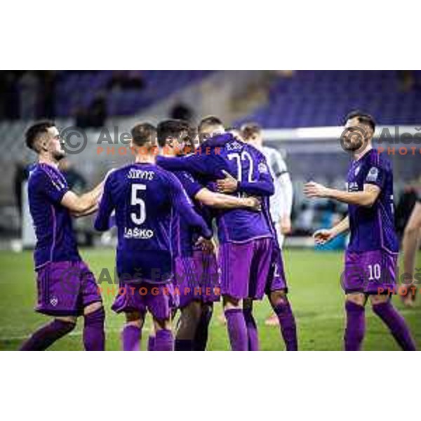 in action during Prva liga Telemach football match between Maribor and Koper in Ljudski vrt, Maribor, Slovenia on March 17, 2024. Photo: Jure Banfi