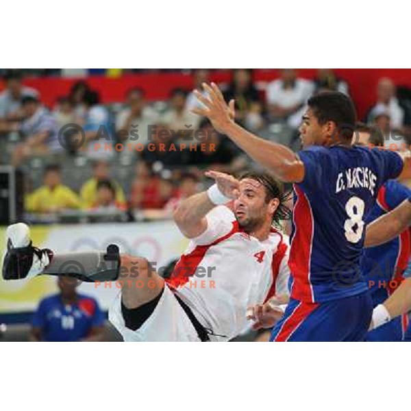 Ivano Balic (CRO) at handball match France- Croatia in semi-final of Olympic games in Beijing, China 22.8.2008. France won 25:23 and advanced to the Final 