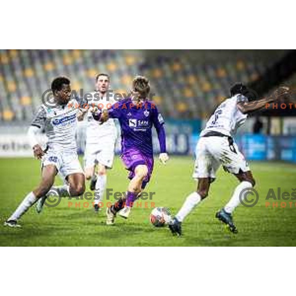 in action during Prva liga Telemach football match between Maribor and Koper in Ljudski vrt, Maribor, Slovenia on March 17, 2024. Photo: Jure Banfi