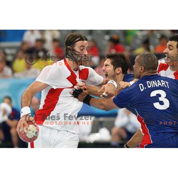 Ivano Balic (CRO) at handball match France- Croatia in semi-final of Olympic games in Beijing, China 22.8.2008. France won 25:23 and advanced to the Final 