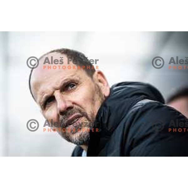 Ante Simundza, head coach of Maribor during Prva liga Telemach football match between Maribor and Koper in Ljudski vrt, Maribor, Slovenia on March 17, 2024. Photo: Jure Banfi