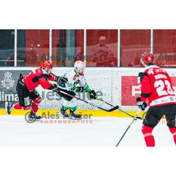 SIMSIC Nik of HK SZ Olimpija In action during the fourth game of the Final of the Slovenian Ice-hockey League between SZ Olimpija and SIJ Acroni Jesenice in Tivoli Hall, Ljubljana, Slovenia on March 15, 2024