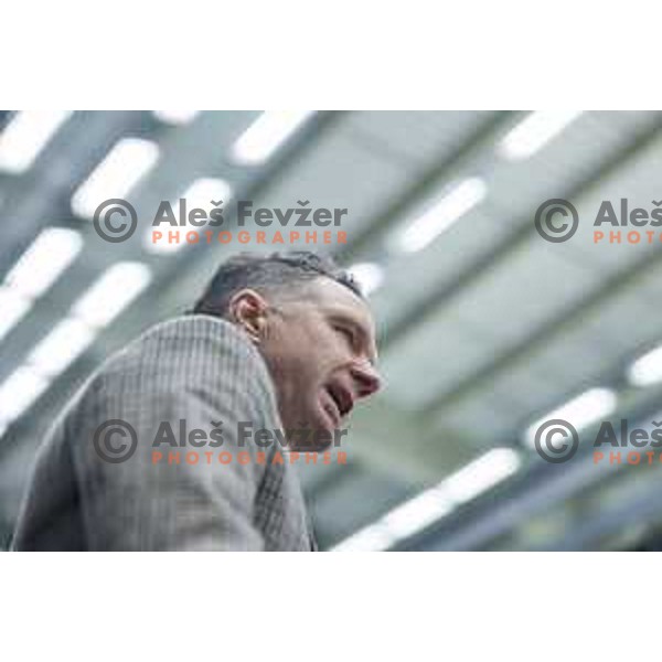 GLAVIC Gaber of HDD SIJ Acroni Jesenice In action during the fourth game of the Final of the Slovenian Ice-hockey League between SZ Olimpija and SIJ Acroni Jesenice in Tivoli Hall, Ljubljana, Slovenia on March 15, 2024