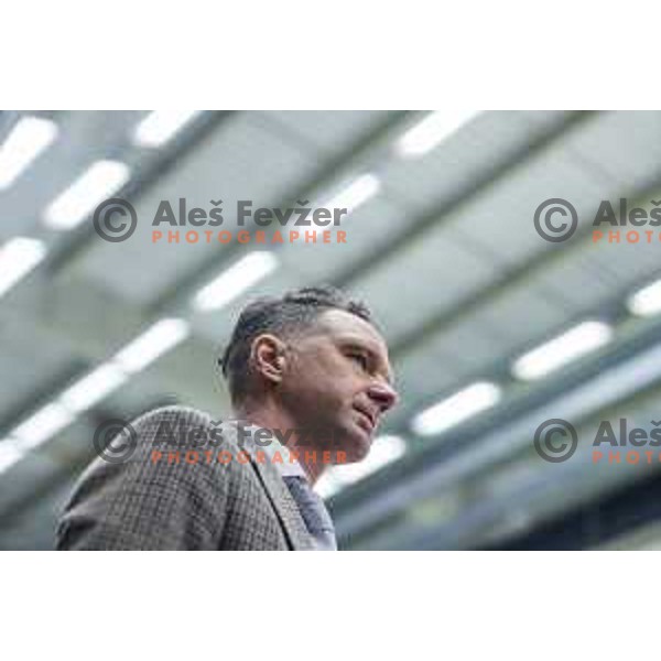 GLAVIC Gaber of HDD SIJ Acroni Jesenice In action during the fourth game of the Final of the Slovenian Ice-hockey League between SZ Olimpija and SIJ Acroni Jesenice in Tivoli Hall, Ljubljana, Slovenia on March 15, 2024