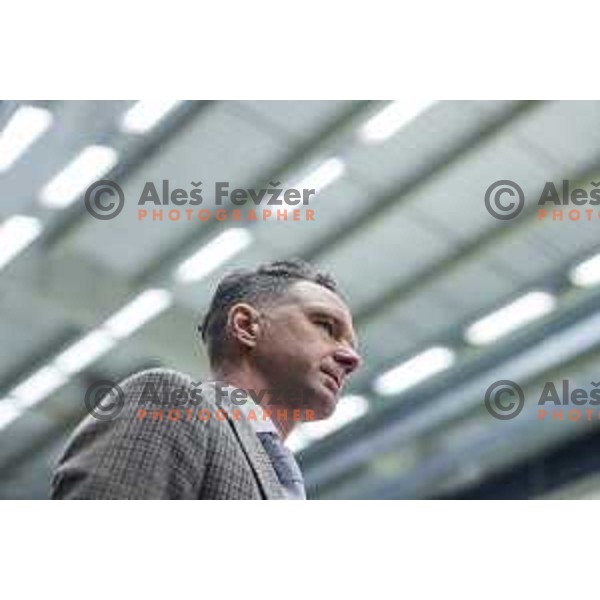 GLAVIC Gaber of HDD SIJ Acroni Jesenice In action during the fourth game of the Final of the Slovenian Ice-hockey League between SZ Olimpija and SIJ Acroni Jesenice in Tivoli Hall, Ljubljana, Slovenia on March 15, 2024