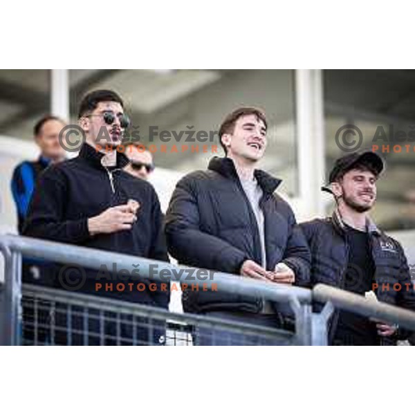 in action during UEFA Euro U19 2024 Championship qualifier football match between Spain and Slovenia in Lendava, Slovenia on March 20, 2024. Photo: Jure Banfi