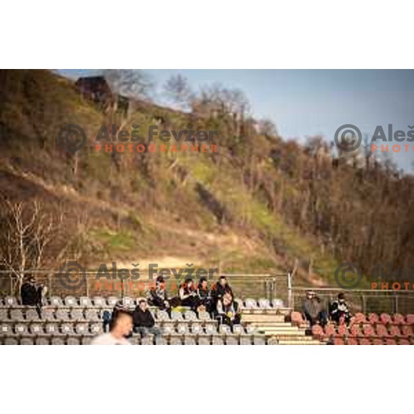 in action during UEFA Euro U19 2024 Championship qualifier football match between Spain and Slovenia in Lendava, Slovenia on March 20, 2024. Photo: Jure Banfi