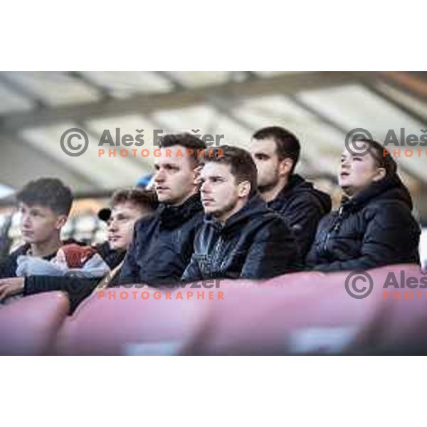 in action during UEFA Euro U19 2024 Championship qualifier football match between Spain and Slovenia in Lendava, Slovenia on March 20, 2024. Photo: Jure Banfi