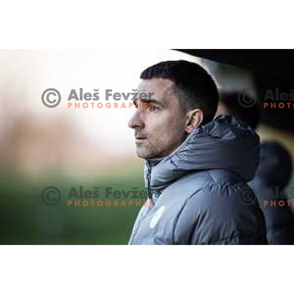 in action during UEFA Euro U19 2024 Championship qualifier football match between Spain and Slovenia in Lendava, Slovenia on March 20, 2024. Photo: Jure Banfi