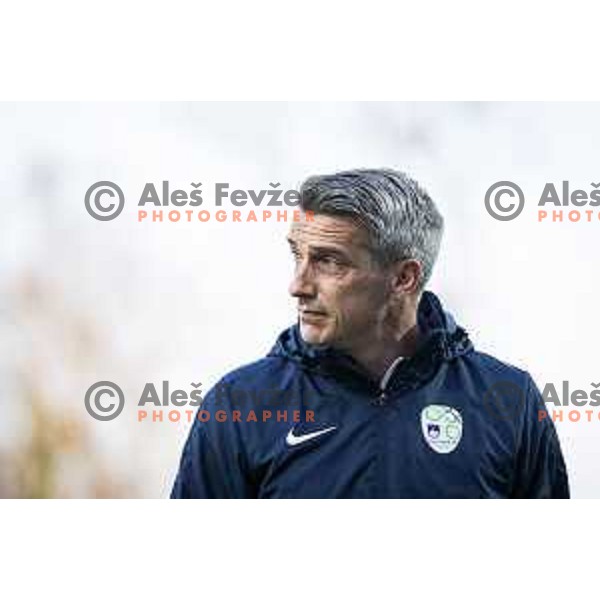 Milenko Acimovic during UEFA Euro U21 2025 Championship qualifier football match between Slovenia and Bosnia & Herzegovina in Fazanerija, Murska Sobota, Slovenia on March 22, 2024. Photo: Jure Banfi