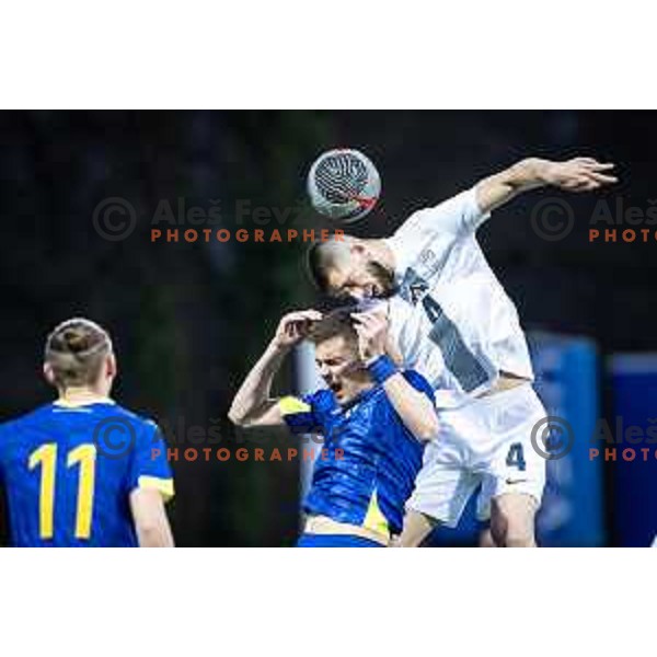 in action during UEFA Euro U21 2025 Championship qualifier football match between Slovenia and Bosnia & Herzegovina in Fazanerija, Murska Sobota, Slovenia on March 22, 2024. Photo: Jure Banfi