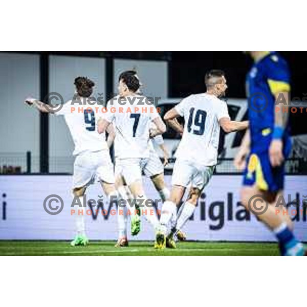 in action during UEFA Euro U21 2025 Championship qualifier football match between Slovenia and Bosnia & Herzegovina in Fazanerija, Murska Sobota, Slovenia on March 22, 2024. Photo: Jure Banfi