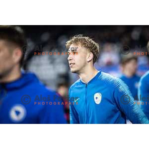 in action during UEFA Euro U21 2025 Championship qualifier football match between Slovenia and Bosnia & Herzegovina in Fazanerija, Murska Sobota, Slovenia on March 22, 2024. Photo: Jure Banfi