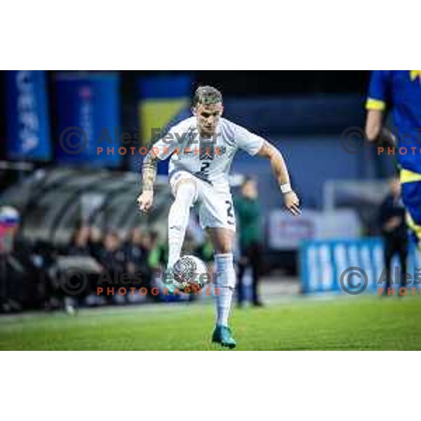 in action during UEFA Euro U21 2025 Championship qualifier football match between Slovenia and Bosnia & Herzegovina in Fazanerija, Murska Sobota, Slovenia on March 22, 2024. Photo: Jure Banfi