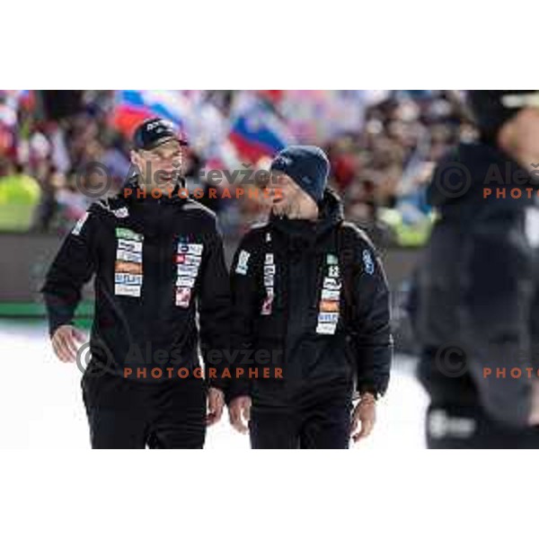 Robert Kranjec (SLO) at Team Competition during the Final of the World Cup ski jumping in Planica, Slovenia on March 23, 2024