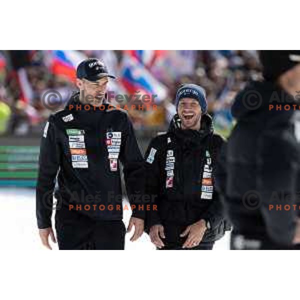 Robert Kranjec (SLO) at Team Competition during the Final of the World Cup ski jumping in Planica, Slovenia on March 23, 2024