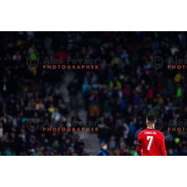 Cristiano Ronaldo of Portugal in action during Friendly football match between Slovenia and Portugal in Stadium Stozice, Slovenia on March 26, 2024. Photo: Grega Valancic