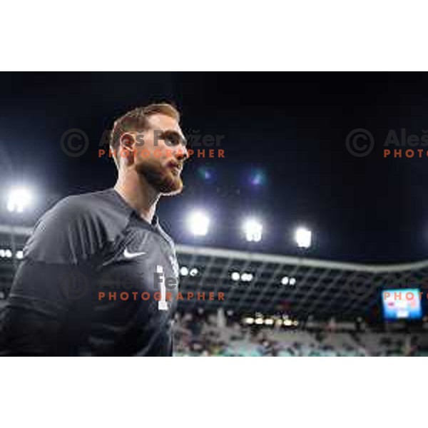 Jan Oblak of Slovenia in action during Friendly football match between Slovenia and Portugal in Stadium Stozice, Slovenia on March 26, 2024. Photo: Grega Valancic