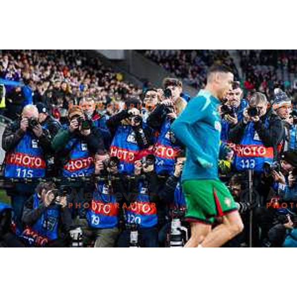 in action during Friendly football match between Slovenia and Portugal in Stadium Stozice, Slovenia on March 26, 2024. Photo: Grega Valancic