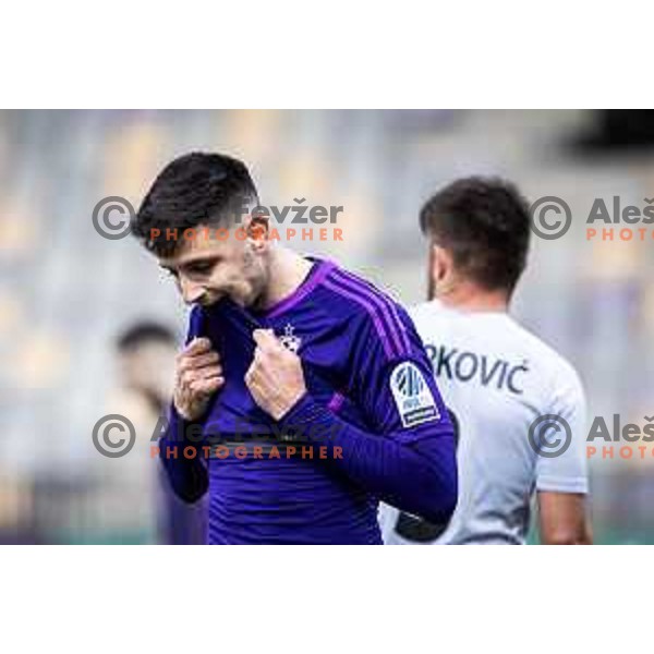 Marko Bozic disappointed during Prva liga Telemach football match between Maribor and Radomlje in Ljudski vrt, Maribor, Slovenia on March 29, 2024. Photo: Jure Banfi