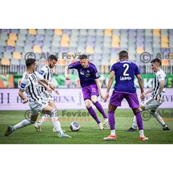 Josip Ilicic in action during Prva liga Telemach football match between Maribor and Mura in Ljudski vrt, Maribor, Slovenia on April 9, 2024. Photo: Jure Banfi