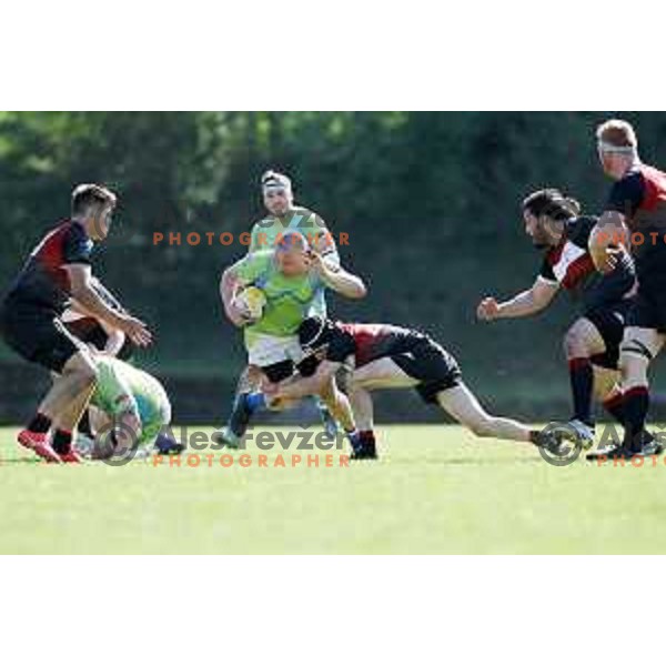 Rugby match between Slovenia and Austria in Ljubljana, Slovenia on April 13, 2024