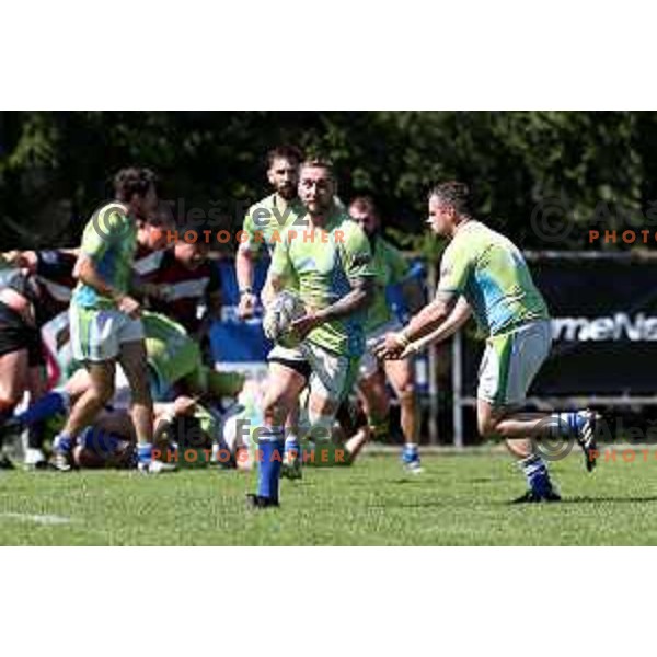 Rugby match between Slovenia and Austria in Ljubljana, Slovenia on April 13, 2024