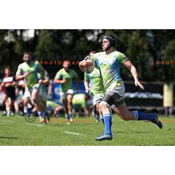 Rugby match between Slovenia and Austria in Ljubljana, Slovenia on April 13, 2024