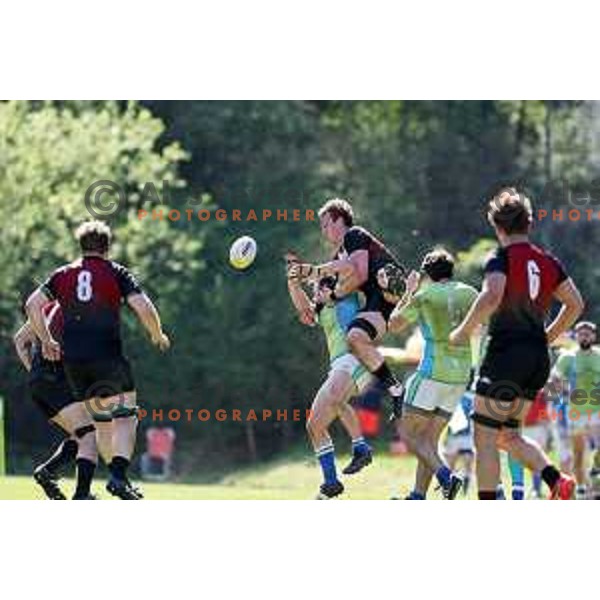 Rugby match between Slovenia and Austria in Ljubljana, Slovenia on April 13, 2024