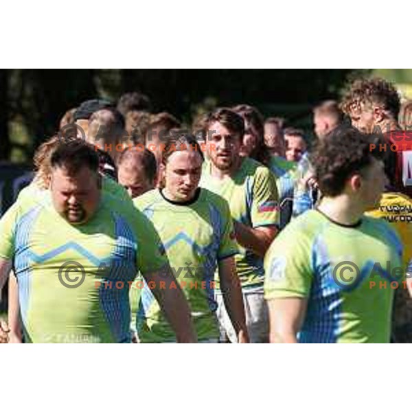 Rugby match between Slovenia and Austria in Ljubljana, Slovenia on April 13, 2024