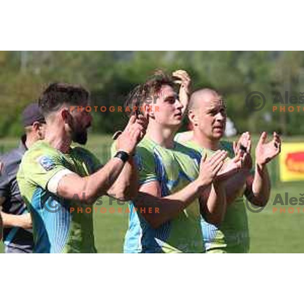 Rugby match between Slovenia and Austria in Ljubljana, Slovenia on April 13, 2024